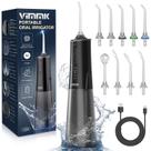 Water Flosser Vimk Cordless 300 ml 9 pontas de jato 5 modos preto