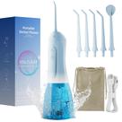 Water Flosser VOLTLEAP para adultos com tanque de 320 mL e 4 pontas azuis