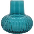 WAVE VASO 18x18x18cm VIDRO AZUL WAVE VASO 18x18x18cm VIDRO AZUL