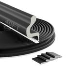 Weather Stripping Door Seal Bantie 40FT Kerf Soundproof Black