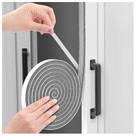 Weather Stripping Door Seal Strip, cerca de 10 m, cinza