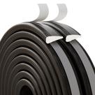 Weather Stripping Door Seal Vannesse, espuma em forma de cunha de 5 m