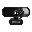 Web cam usb hd 720p vision 10 com microfone fortrek preto - 84985