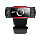 Web Câmera C3Tech WB-100BK - Video Chamada em Full HD - Foco Fixo - Microfone - Conexão USB - Preto