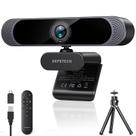 Webcam 4K Ultra HD DEPSTECH com Sensor Sony de 1/2,55" - Zoom