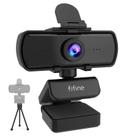 Webcam Full HD 1440p Com Microfone E Tripé Para Desktop E Laptop, Ideal Para Streaming E