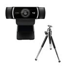 Webcam Full HD Logitech C922 Pro Stream com Microfone Embutido, 1080p e Tripé Incluso, Compatível Logitech Capture - 960-001087
