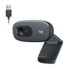 Webcam HD Logitech C270 com Microfone Embutido HD 720p 960-000694