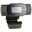 Webcam Hoopson Full HD, 1080P, 30FPS, USB, com Microfone Integrado, Preto - WC-002