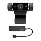 Webcam Logitech C922 Pro Stream 1080p HD 720p 60 fps + USB 3.0