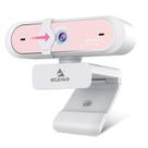 Webcam NexiGo N660P 1080P 60FPS com controle de software rosa