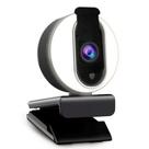 Webcam NexiGo N680E 1080P com anel de luz, capa de privacidade