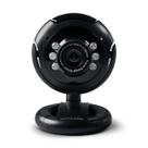 Webcam Plug e Play Led Noturno Microfone Integrado USB Botão snap shot 3 anos de garantia
