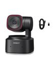 Webcam PTZ 4K UHD OBSBOT Tiny 2 Lite com IA, zoom digital CMOS 4X de 1/2 polegadas, rastreamento automático por IA, zoom automático, controle de gestos 2.0, modo beleza, modos predefinidos, transmissão ao vivo para jogos/reuniões/educação on-line