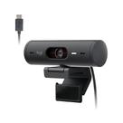 Webcam + Suporte Logitech Brio 500 Full HD, 1080p, 30 FPS, com Microfones Duplos, USB, Suporte Incluso, Grafite - 960-001412 Webcam + Suporte Logitech Brio 500 Full HD, 1080p, 30 FPS, com Microfones Duplos, USB, Suporte Incluso, Grafite - 960-001412