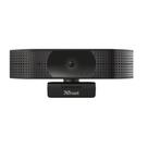 Webcam Trust Taxon 2K QHD, USB, 30 Fps, 74 Graus, Tripé, Preto