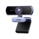 Webcam Ugreen CM678 - Full HD 1080P - 30FPS - Rotação 360 - com Microfone - USB - Cinza