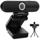 Webcam UHD 4K com microfone: câmera web USB de 8 MP com obturador e tripé de privacidade, webcams externas de streaming Webcam Pro, câmera de PC com redução de ruído de microfone para laptop Windows Mac OS