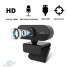Webcam Visão 360º Full HD 1080P Com Microfone/Foco