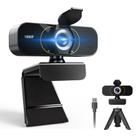 Webcam Weishin 1080p Plug and Play com Tampa de Privacidade