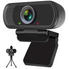 Webcam XPCAM Full HD 1080P com Obturador de Privacidade e Tripé