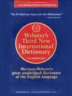 Webster's Third New International Dictionary Unabridged