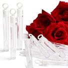 Wedding Bubble Wand BYONEBYE Mini Circle White, pacote com 112