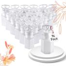 Wedding Bubbles Bedwina Mini Double Heart 96 garrafas com varinha