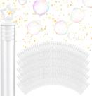 Wedding Bubbles Stock Your Home White Star Top Wands (100)