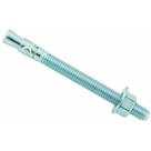 Wedge Anchor The Hillman Group, pacote com 10 unidades de zinco de 3/4x18 cm Wedge Anchor The Hillman Group, pacote com 10 unidades de zinco de 3/4x18 cm