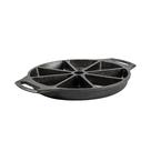 Wedge Pan Lodge Cast Iron 8 impressões temperadas
