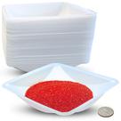 Weigh Boats Pure Ponta Large, plástico descartável de 330 ml, pacote com 125