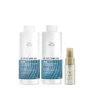 Wella BlondorPlex Care Line Sh 1000ml + Cond 1000ml + Óleo Light 30ml