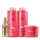 Wella Brilliance Sh 1000ml + Cond 1000ml + Masc 500ml + Oleo 100ml