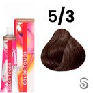 Wella Color Touch Tonalizante 5/3 Castanho Claro Dourado Rich Naturals 60ml