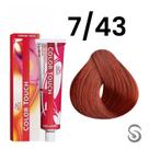Wella Color Touch Tonalizante 7/43 Louro Médio Avermelhado Dourado Vibrant Reds 60ml