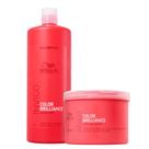 Wella Invigo Color Brilliance Kit Shampoo 1000ml + Mascara 500ml