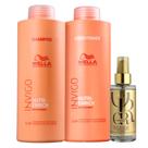 Wella Kit Nutri Enrich Sh 1l + Cond 1L + Oil Reflections 100ml