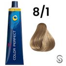 Wella Perfect Color 8/1 Louro Claro Acinzentado Rich Naturals 60ml