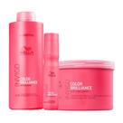 Wella Professionals Color Brilliance Shampoo 1000ml + Máscara 500ml + Leave-in 150ml Wella Professionals Color Brilliance Shampoo 1000ml + Máscara 500ml + Leave-in 150ml