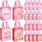 Wesnoy 24 Bolsas Reutilizables para el Día de la Madre 25x20x10 cm