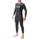 Wetsuit TYR Hurricane Cat 1 Masculina com Mangas Neoprene Slick Skin com Speed Wrap para Triathlon