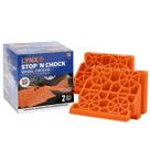 Wheel Stop Chocks Tri-Lynx 00018 Pacote com 2 laranjas