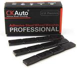 Wheel Weights CKAuto Adhesive 72x1oz preto (72 unidades) com fita adesiva