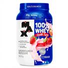 Whey 100% double tasty pote morango 900g Whey 100% double tasty pote morango 900g