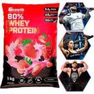 Whey 80% Growth 1 Kg sabor morango Whey 80% Growth 1 Kg sabor morango
