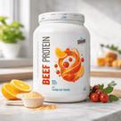 Whey Beef Protein Zero Lactose 900g Shark Pro Laranja Com Acerola Whey Beef Protein Zero Lactose 900g Shark Pro Laranja Com Acerola