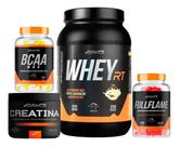 Whey Concentrado Rt 907g + Creatina Pura Micronizada 150g + Cafeina 210mg 120 Capsulas + Bcaa 120 Capsulas Fullife Whey Concentrado Rt 907g + Creatina Pura Micronizada 150g + Cafeina 210mg 120 Capsulas + Bcaa 120 Capsulas Fullife