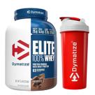 Whey Elite Gourmet Rich Chocolate 5lb c/ Coqueteleira Dymatize