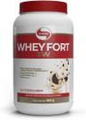 Whey Fort 3W Proteína Whey Protein Hidrolisado Cookies &amp Cream Vitafor 900g